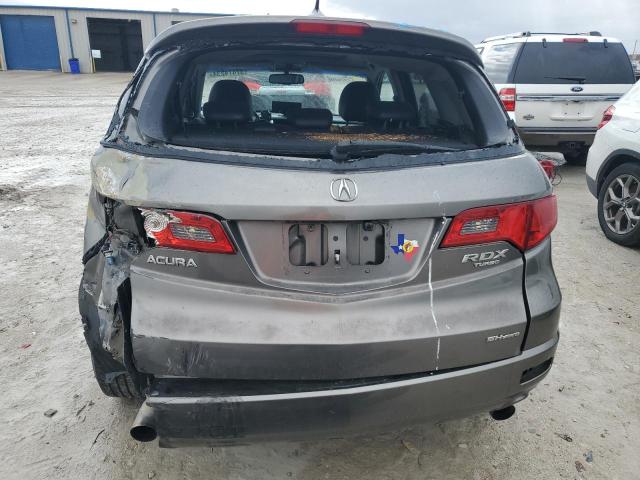 5J8TB18278A009871 - 2008 ACURA RDX GRAY photo 6