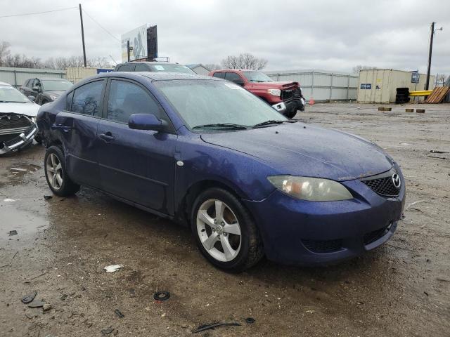 JM1BK12F061464595 - 2006 MAZDA 3 I BLUE photo 4