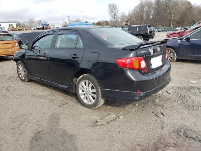 1NXBU4EEXAZ242714 - 2010 TOYOTA COROLLA BASE BLACK photo 2