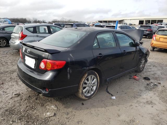 1NXBU4EEXAZ242714 - 2010 TOYOTA COROLLA BASE BLACK photo 3
