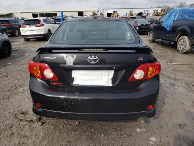 1NXBU4EEXAZ242714 - 2010 TOYOTA COROLLA BASE BLACK photo 6