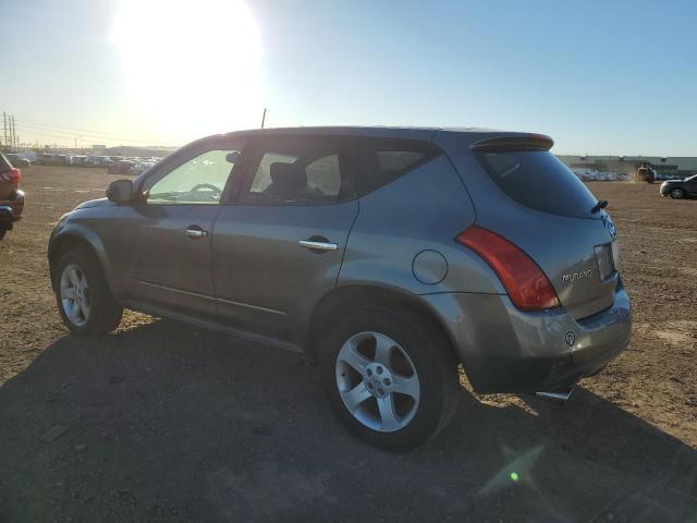 JN8AZ08T75W304301 - 2005 NISSAN MURANO SL GRAY photo 2