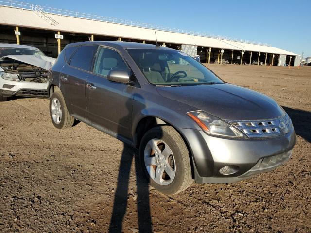 JN8AZ08T75W304301 - 2005 NISSAN MURANO SL GRAY photo 4