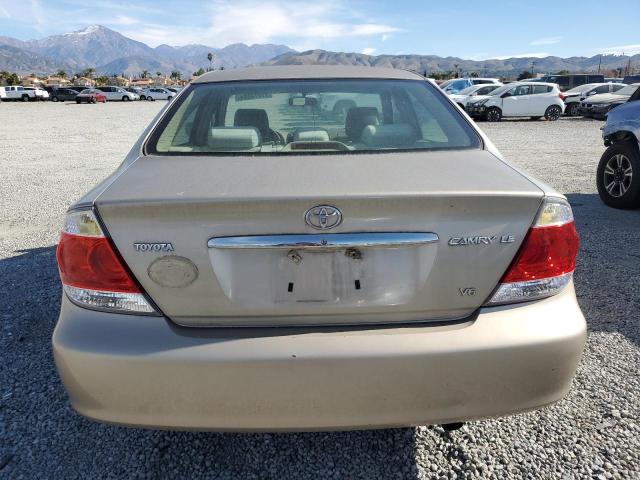 4T1BF32K25U101561 - 2005 TOYOTA CAMRY LE CREAM photo 6