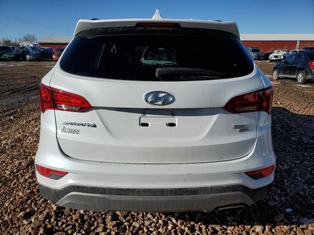 5NMZUDLB7HH028051 - 2017 HYUNDAI SANTE FE WHITE photo 6