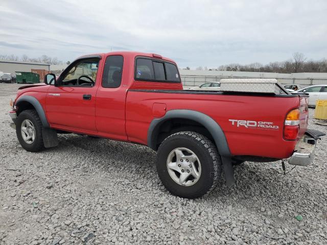 5TESN92N64Z403882 - 2004 TOYOTA TACOMA XTRACAB PRERUNNER RED photo 2