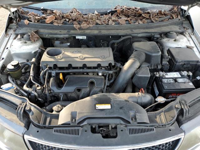 KNAFW4A37A5081248 - 2010 KIA FORTE SX SILVER photo 11