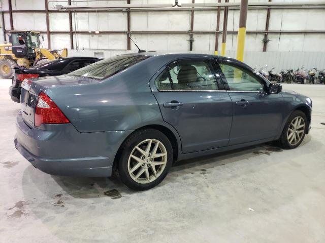 3FAHP0CG5CR275039 - 2012 FORD FUSION SEL BLUE photo 3