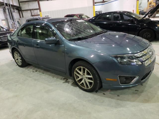 3FAHP0CG5CR275039 - 2012 FORD FUSION SEL BLUE photo 4