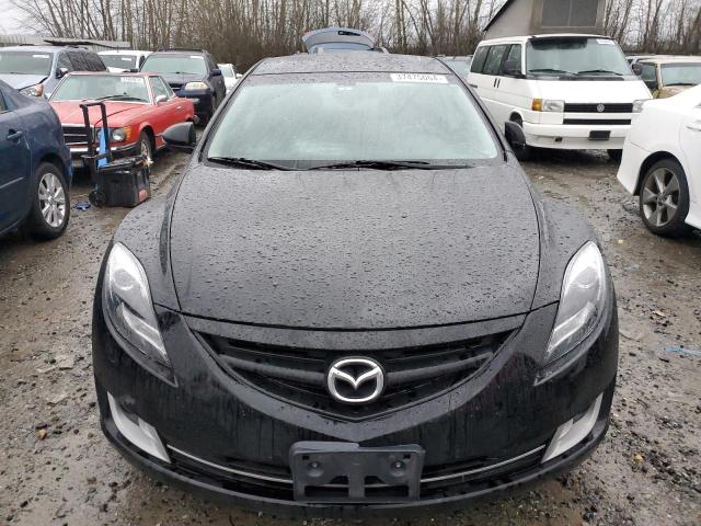 1YVHZ8CBXB5M15721 - 2011 MAZDA 6 S BLACK photo 5