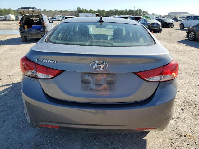 5NPDH4AE9DH239275 - 2013 HYUNDAI ELANTRA GLS GRAY photo 6