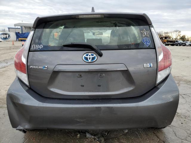 JTDKDTB30F1091182 - 2015 TOYOTA PRIUS C CHARCOAL photo 6