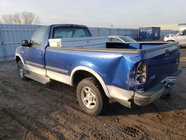 1FTDF18W5VKD35135 - 1997 FORD F150 BLUE photo 2