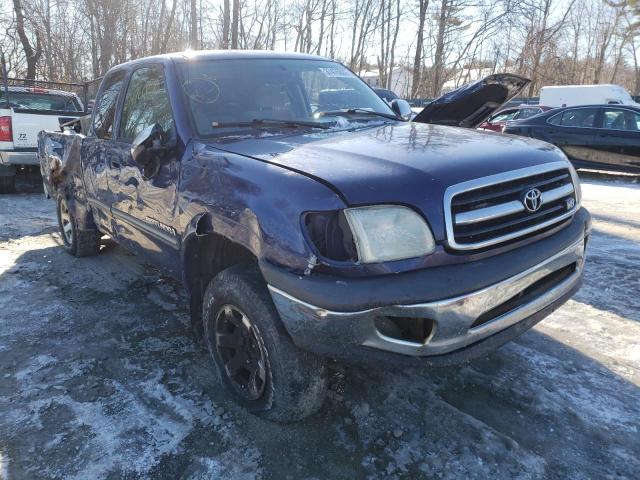 5TBRT34121S209783 - 2001 TOYOTA TUNDRA ACCESS CAB BLUE photo 1