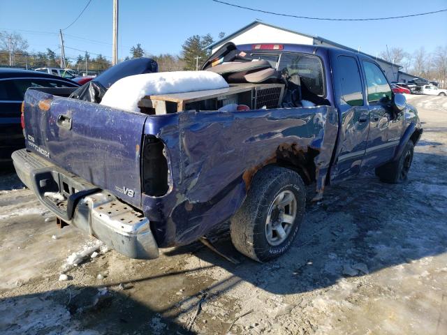 5TBRT34121S209783 - 2001 TOYOTA TUNDRA ACCESS CAB BLUE photo 4