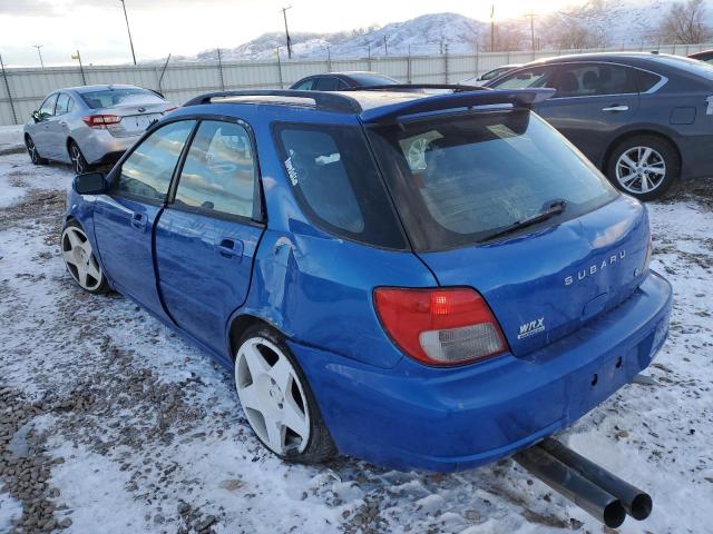 JF1GG296X2G820521 - 2002 SUBARU IMPREZA WRX BLUE photo 2