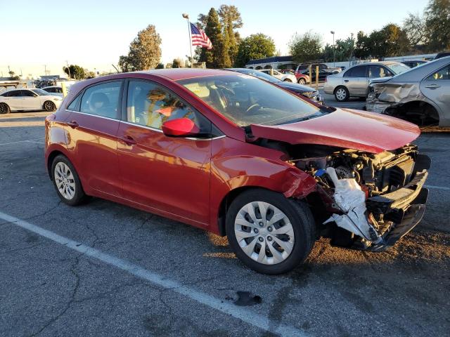 KMHD35LH5HU384543 - 2017 HYUNDAI ELANTRA GT RED photo 4