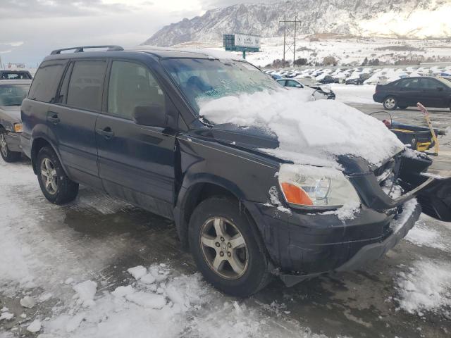 2HKYF18613H597070 - 2003 HONDA PILOT EXL BLUE photo 4