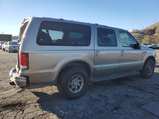 1FMNU40L5YEA46607 - 2000 FORD EXCURSION XLT TAN photo 3