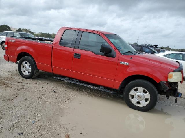 1FTRX12W44NA16110 - 2004 FORD F150 RED photo 4