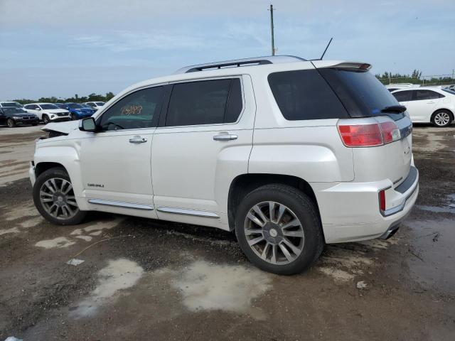 2GKFLVE36H6118613 - 2017 GMC TERRAIN DENALI WHITE photo 2