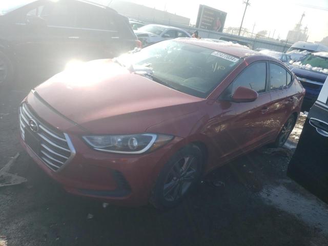 5NPD84LF6HH003677 - 2017 HYUNDAI ELANTRA SE RED photo 1