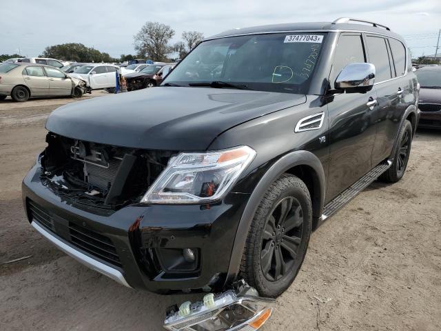 JN8AY2NF8H9301245 - 2017 NISSAN ARMADA PLATINUM BLACK photo 1