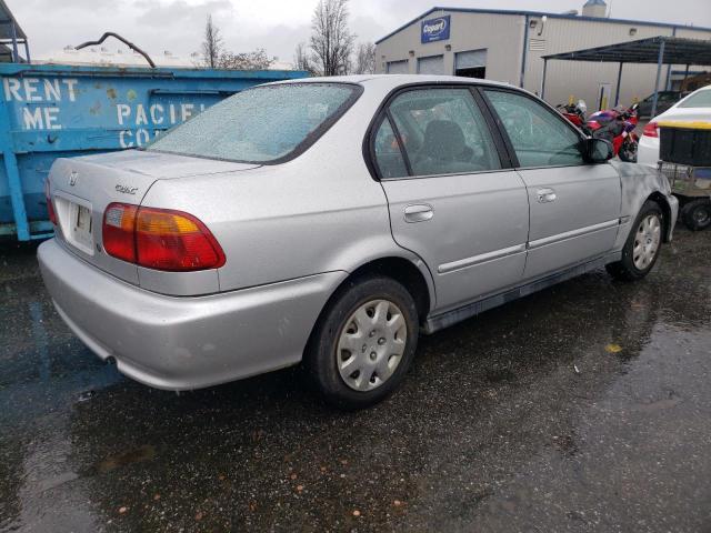 2HGEJ6610XH515884 - 1999 HONDA CIVIC BASE 银色 照片 3