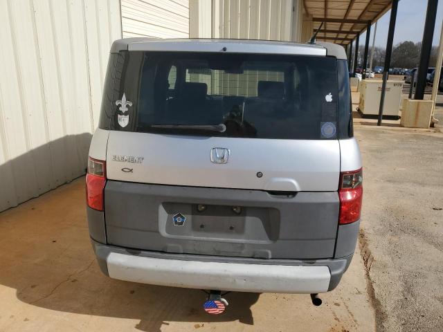 5J6YH28514L025379 - 2004 HONDA ELEMENT EX SILVER photo 6