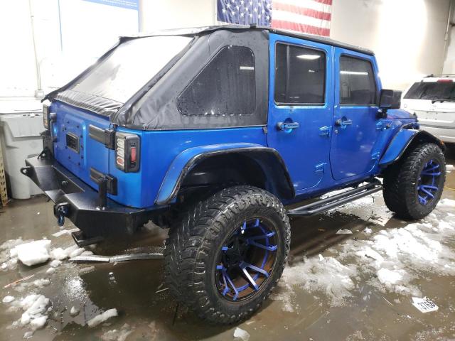 1C4BJWDG4FL520578 - 2015 JEEP WRANGLER U SPORT BLUE photo 3