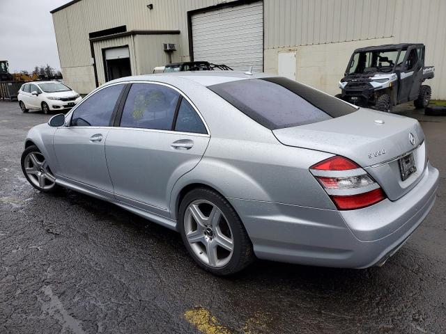 WDDNG71X97A045468 - 2007 MERCEDES-BENZ S 550 SILVER photo 2