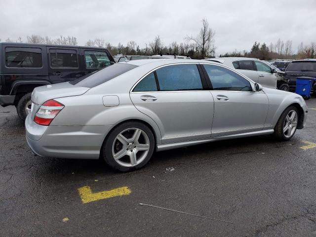 WDDNG71X97A045468 - 2007 MERCEDES-BENZ S 550 SILVER photo 3