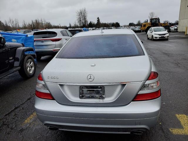 WDDNG71X97A045468 - 2007 MERCEDES-BENZ S 550 SILVER photo 6