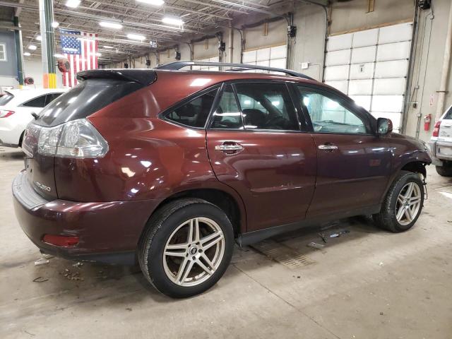 JTJHK31U492060894 - 2009 LEXUS RX 350 MAROON photo 3