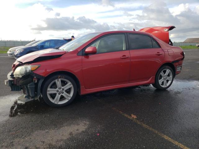 5YFBU4EE9DP074912 - 2013 TOYOTA COROLLA BASE RED photo 1