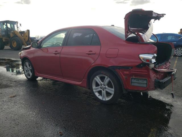 5YFBU4EE9DP074912 - 2013 TOYOTA COROLLA BASE RED photo 2