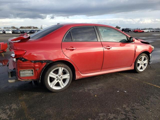 5YFBU4EE9DP074912 - 2013 TOYOTA COROLLA BASE RED photo 3
