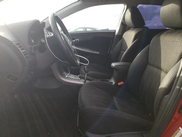 5YFBU4EE9DP074912 - 2013 TOYOTA COROLLA BASE RED photo 7