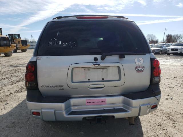 1GNDT13S772254094 - 2007 CHEVROLET TRAILBLAZE LS SILVER photo 6