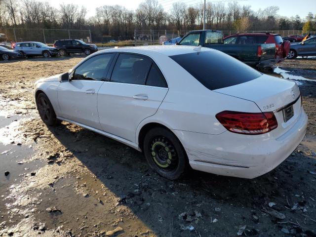 WDDHF8JB6EA776219 - 2014 MERCEDES-BENZ E 350 4MATIC WHITE photo 2