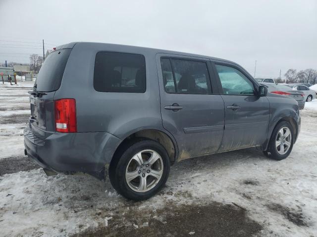 5FNYF4H56EB041010 - 2014 HONDA PILOT EXL GRAY photo 3