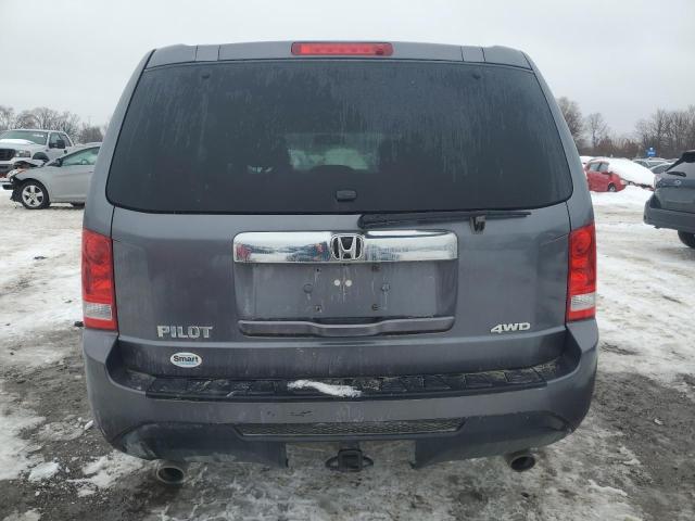 5FNYF4H56EB041010 - 2014 HONDA PILOT EXL GRAY photo 6