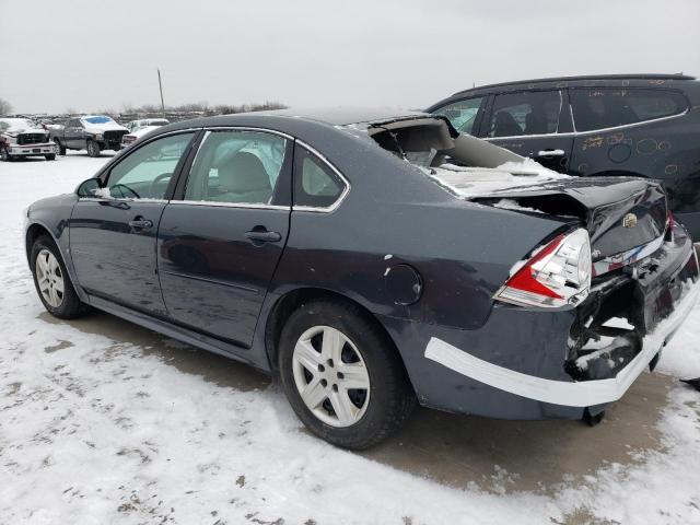 2G1WA5EK4A1106030 - 2010 CHEVROLET IMPALA LS GRAY photo 2