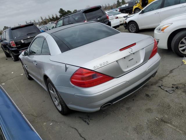 WDBSK75F24F065751 - 2004 MERCEDES-BENZ SL 500 SILVER photo 2