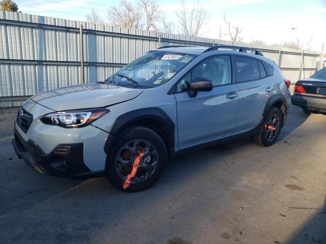 JF2GTHSC0MH260953 - 2021 SUBARU CROSSTREK SPORT BLUE photo 1