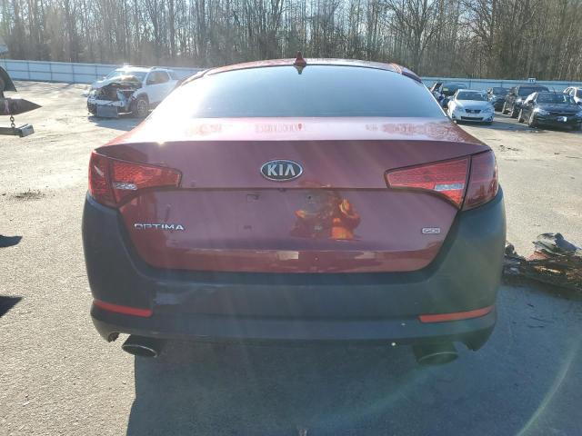 5XXGM4A70DG220393 - 2013 KIA OPTIMA LX RED photo 6