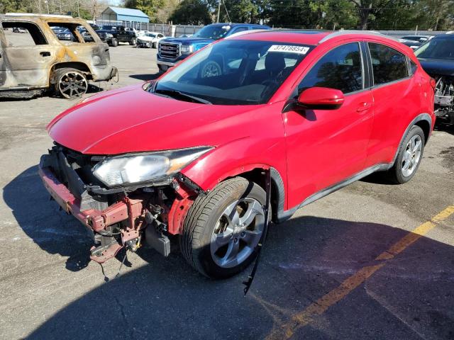 3CZRU5H75HM715594 - 2017 HONDA HR-V EXL RED photo 1