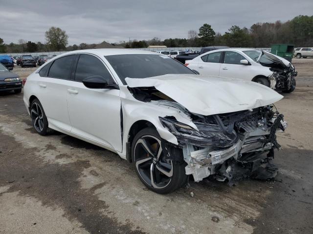 1HGCV1F36NA090957 - 2022 HONDA ACCORD SPORT WHITE photo 4