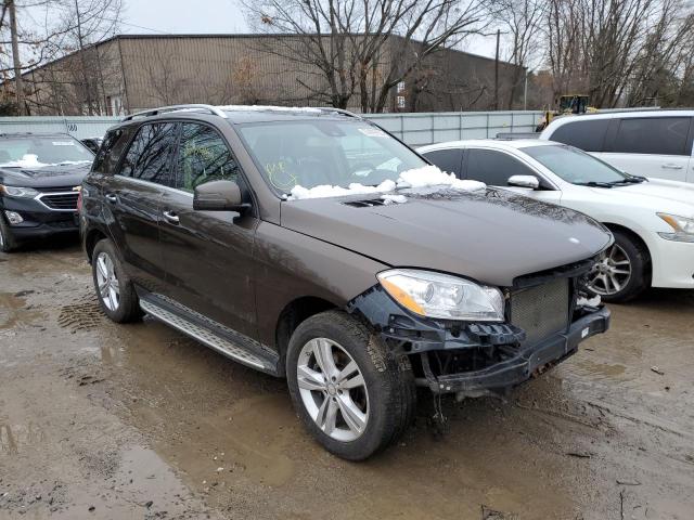 4JGDA5HB3FA589352 - 2015 MERCEDES-BENZ ML 350 4MATIC BROWN photo 4