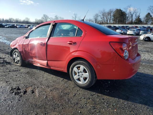 1G1JA5SH2E4169527 - 2014 CHEVROLET SONIC LS RED photo 2